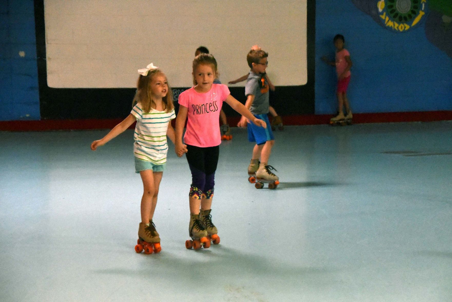 Lincoln and Stoddard students go roller skating