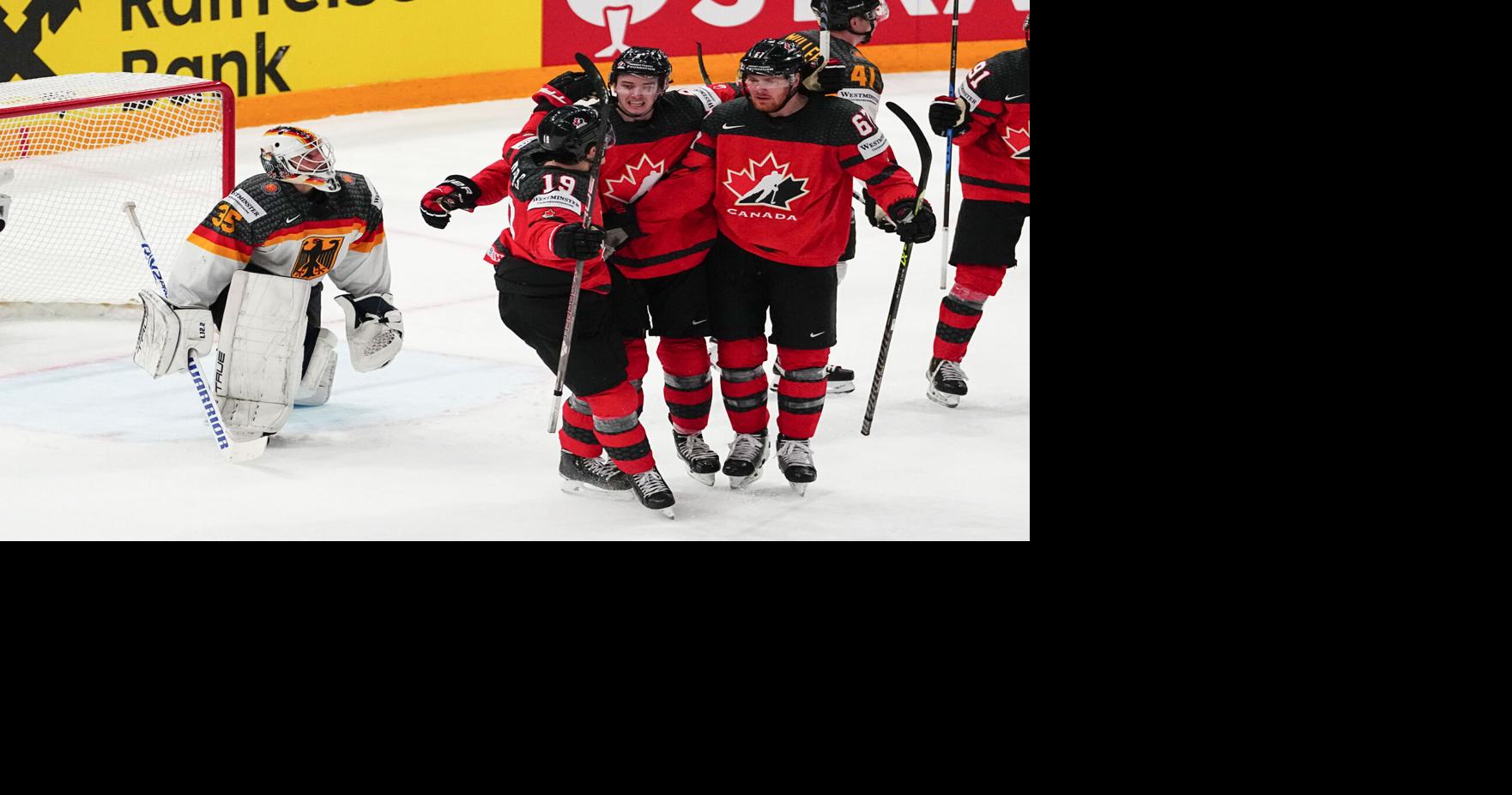 Canada downs Germany 5-2 for record 28th title at hockey worlds