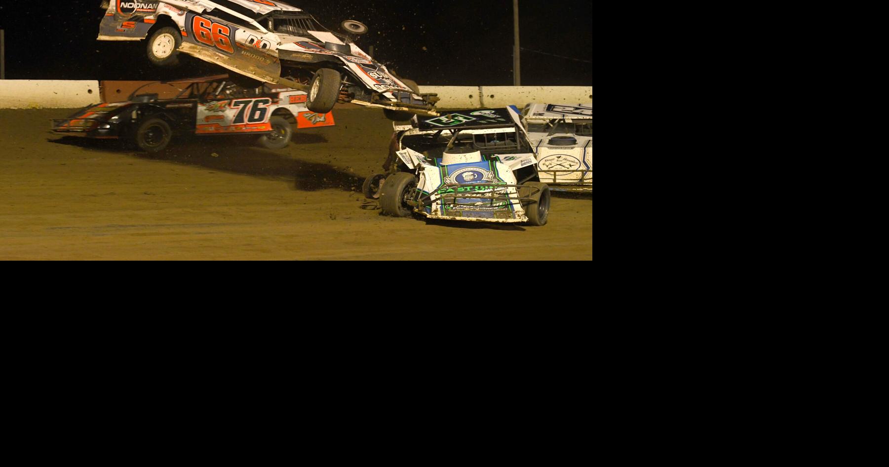 Wrecks highlight the night at Beatrice Speedway