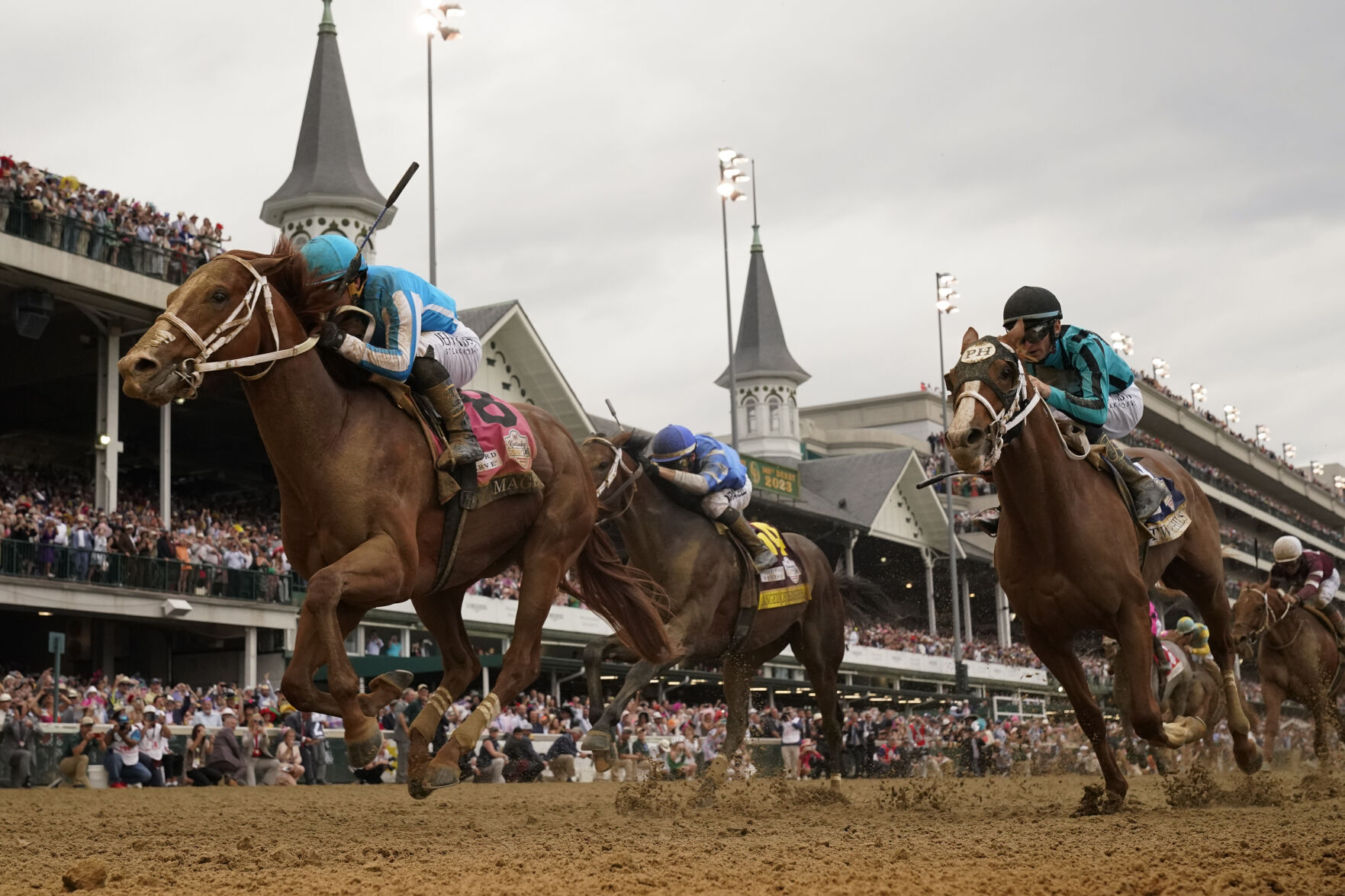 Mage wins star crossed Kentucky Derby amid 7th death