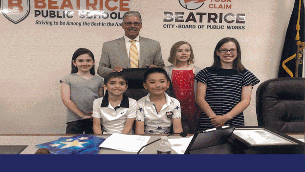 Beatrice swears in five new mayors