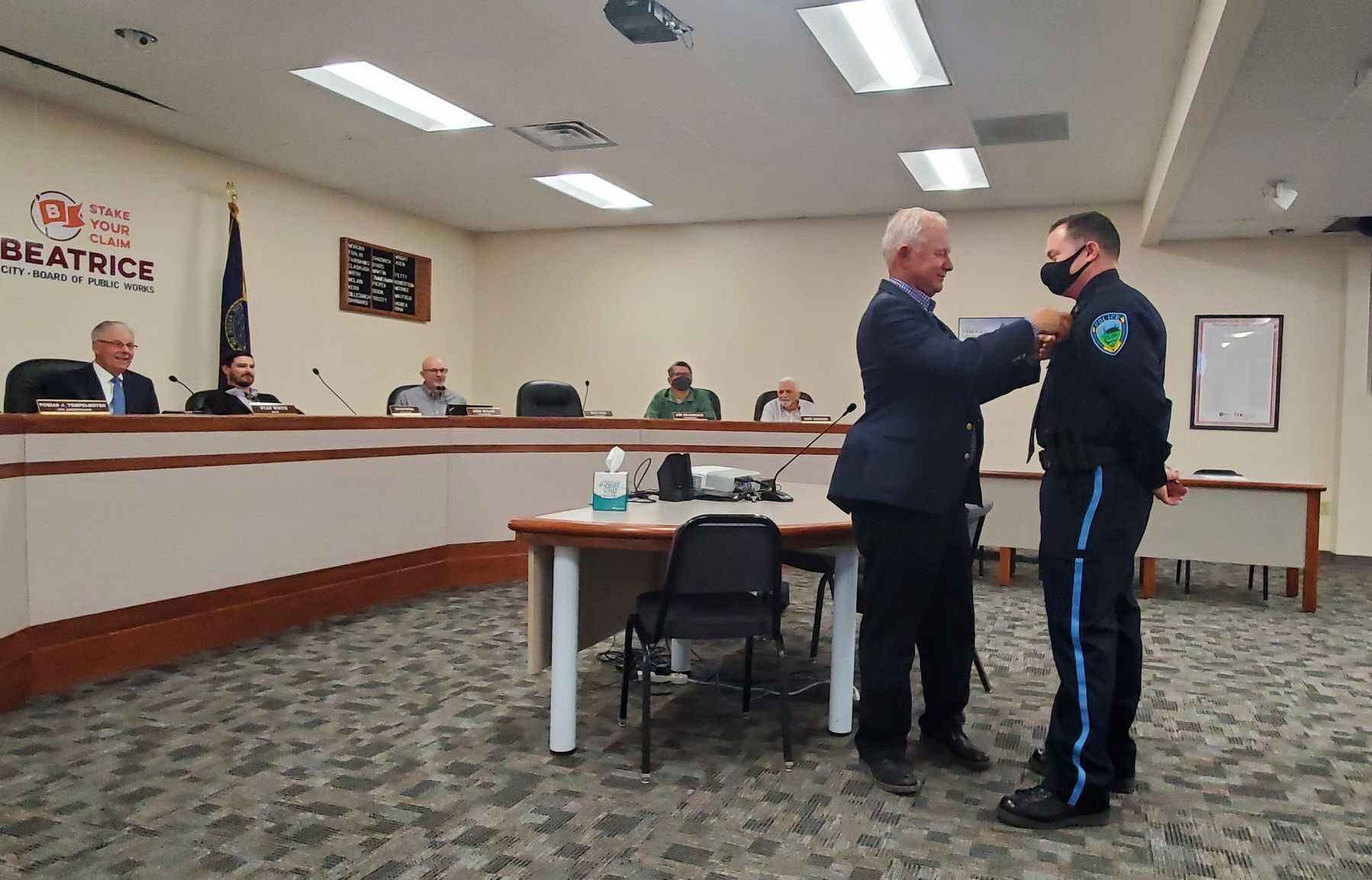 Police department promotes officer to night sergeant position