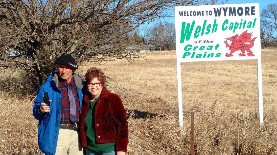 Man walking through Americas visits Wymore