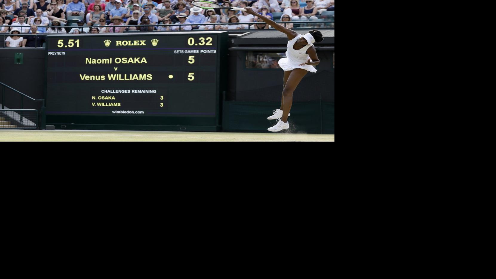 At 37, Venus Williams tops 1 teen at Wimbledon, faces a 2nd