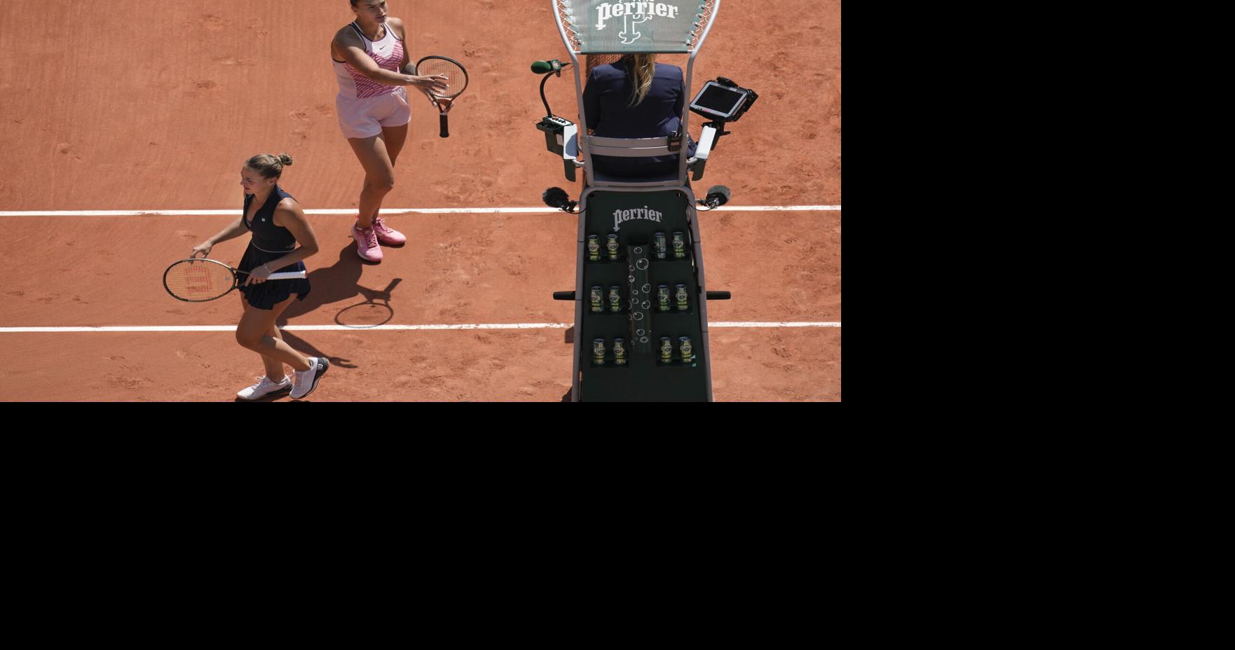 Ukraine's Kostyuk booed at French Open after no handshake with Belarus' Sabalenka