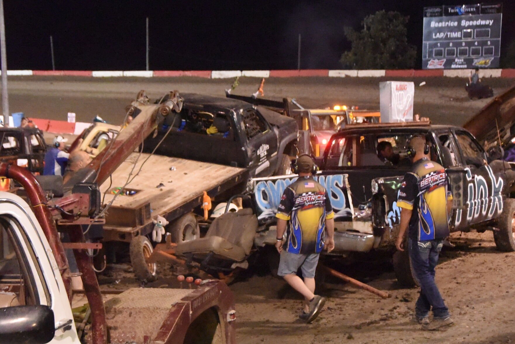 Vehicles clash at Eve of Destruction