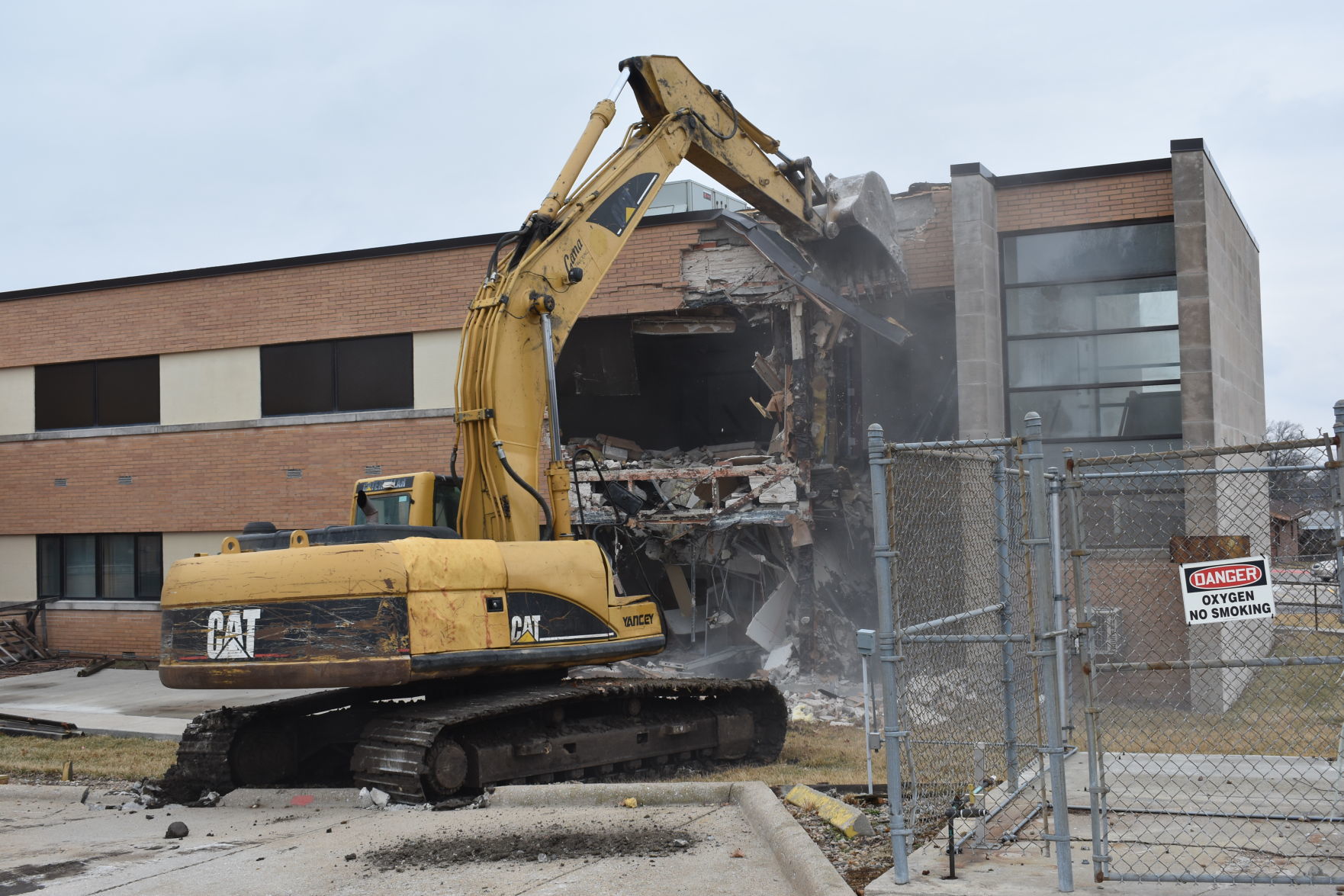 Demolition of former BCH building begins