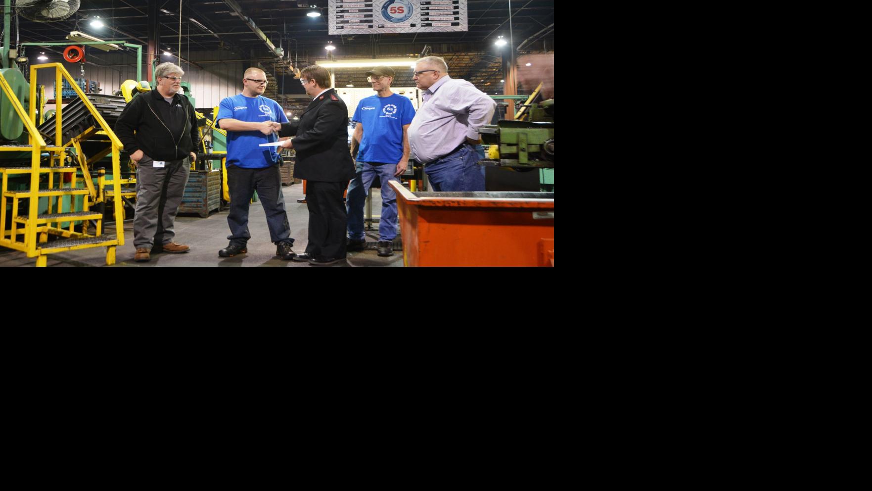 Neapco gives $2,000 to Salvation Army