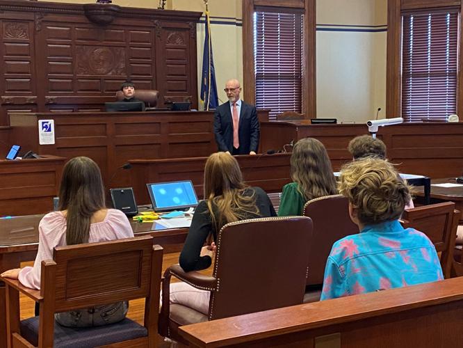 BMS students participate in mock trial
