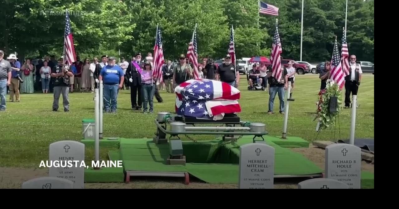 Hundreds give final salute to former Marine