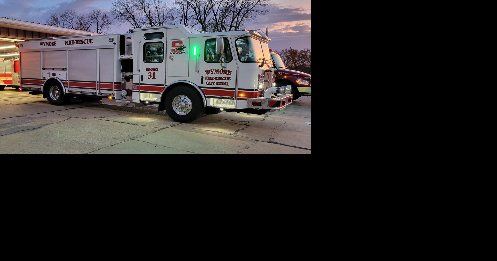 Wymore replaces two fire trucks with new rescue pumper