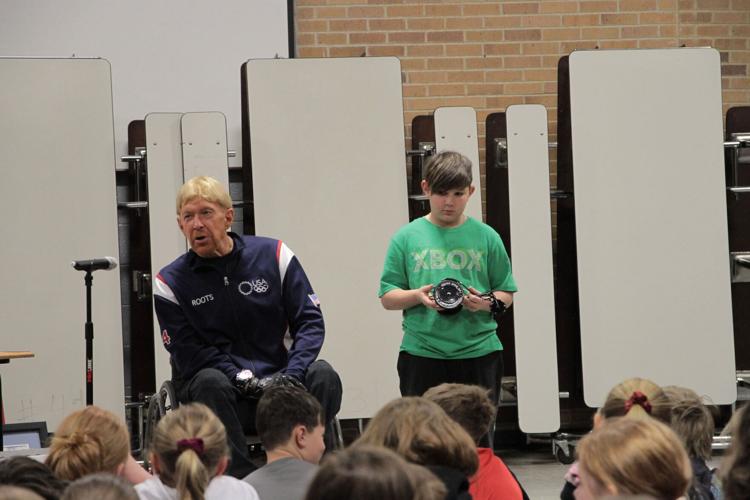 Paralympian shares his story at Stoddard Elementary