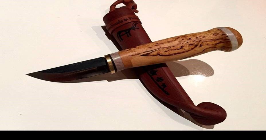 Wood Jewel Carving Knife Curly Birch Scandi Hunting Finland