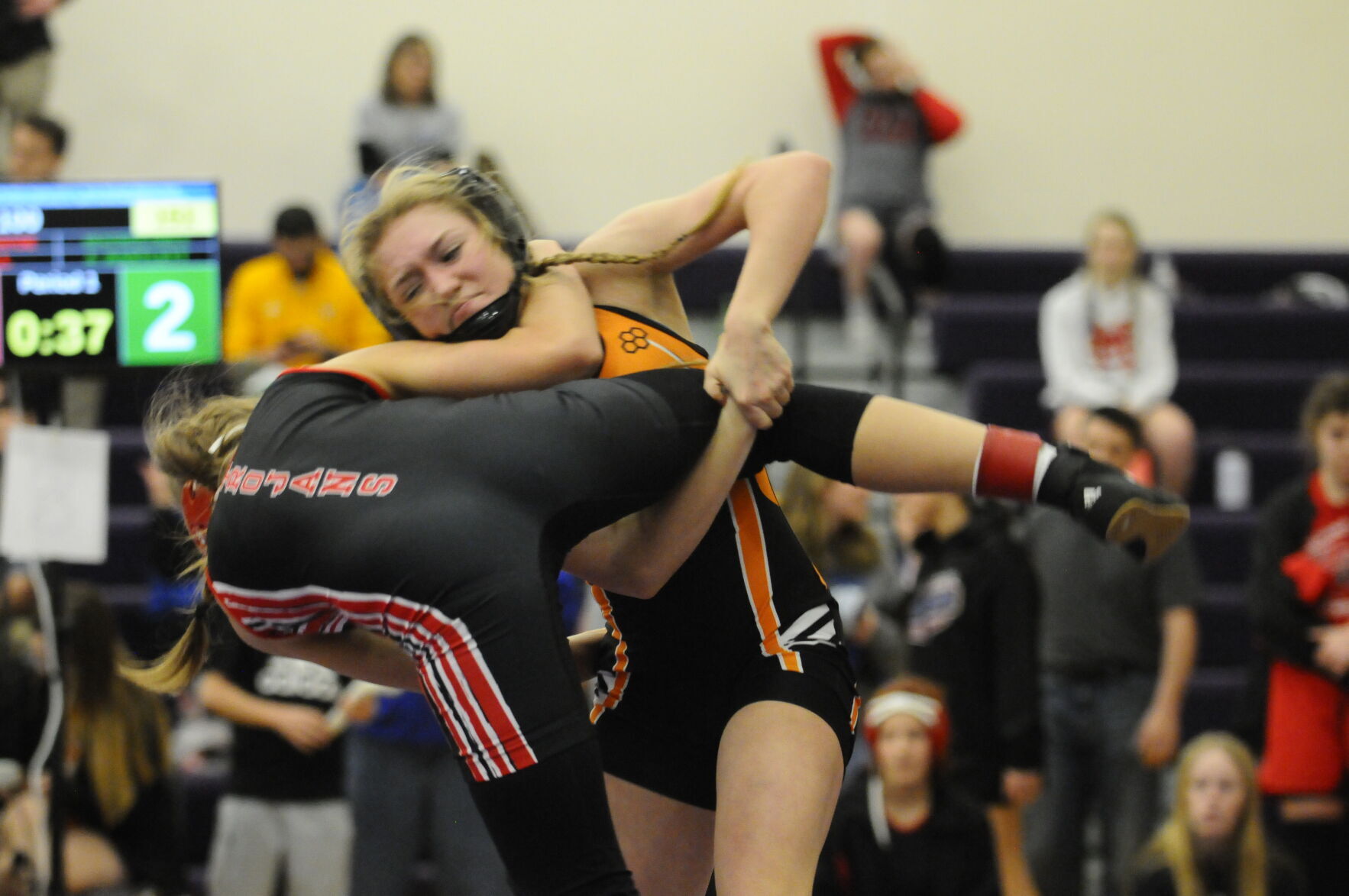 Bartlett makes history at district wrestling