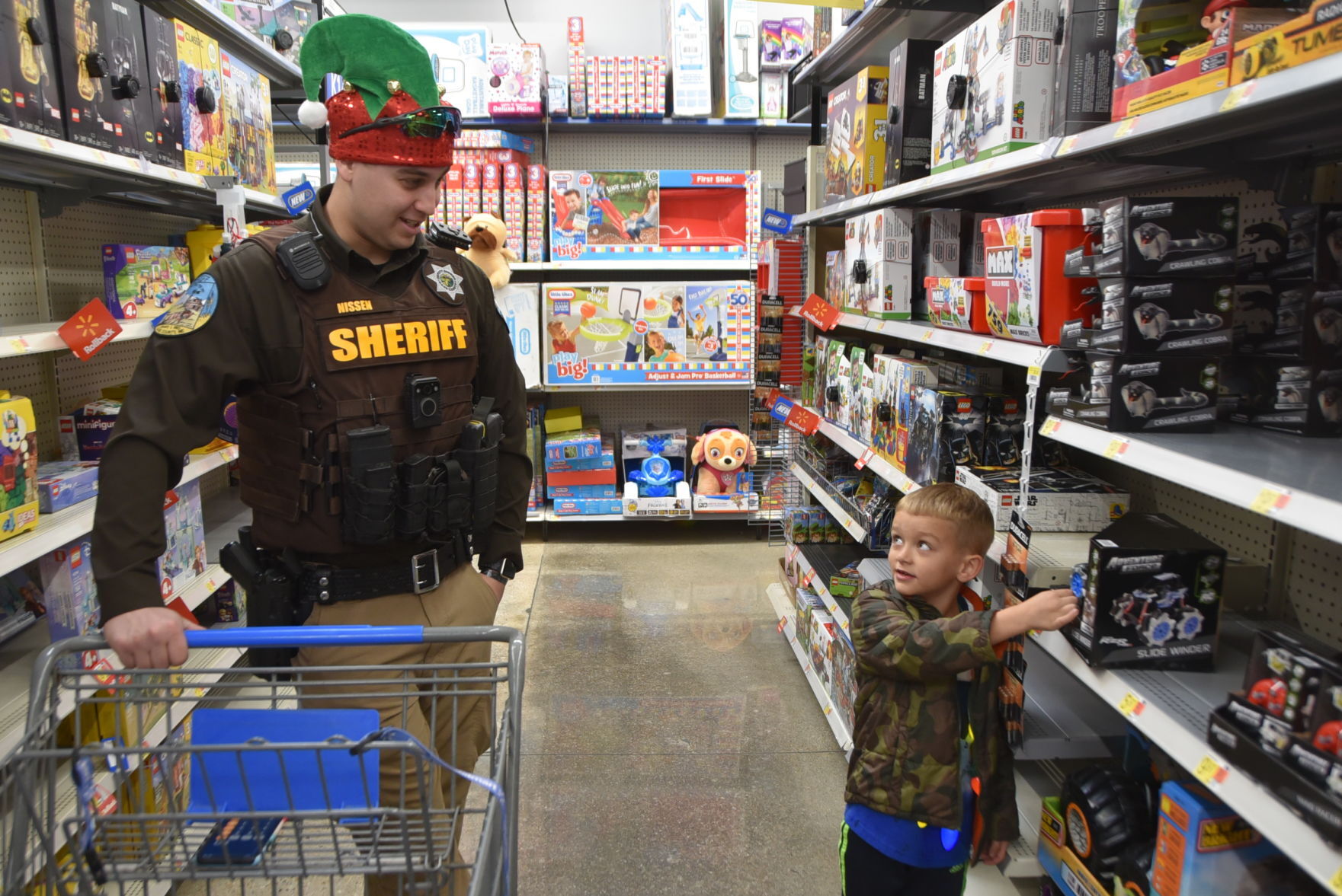 Shop with a Cop brings students deputies together