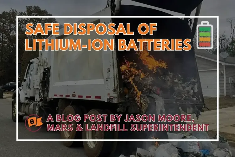 Safe Disposal of Lithium-Ion Batteries