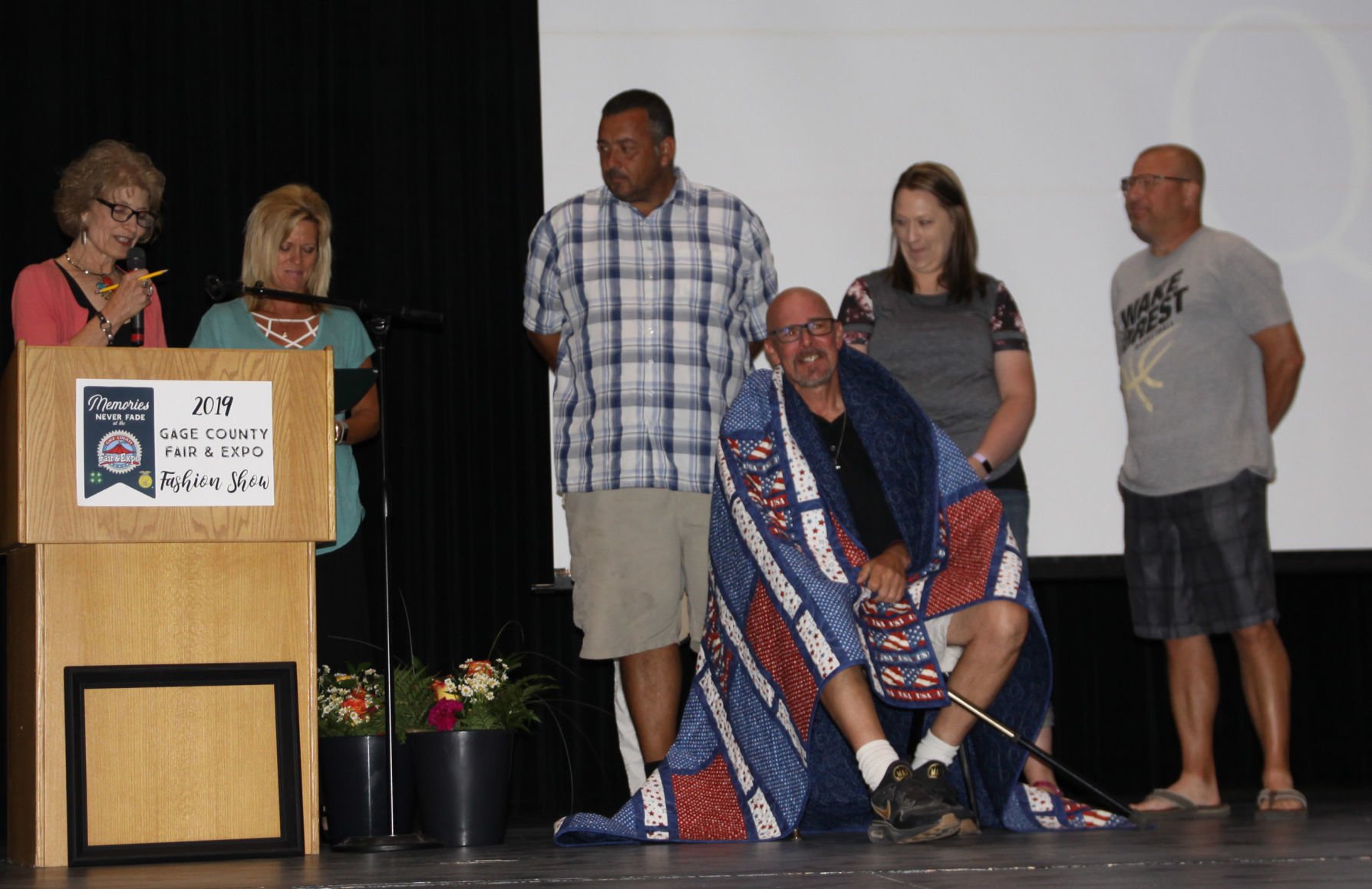 Bryan Cook awarded Quilt of Valor