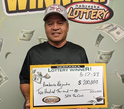 Humberto Alejandre, Nebraska Lottery winner