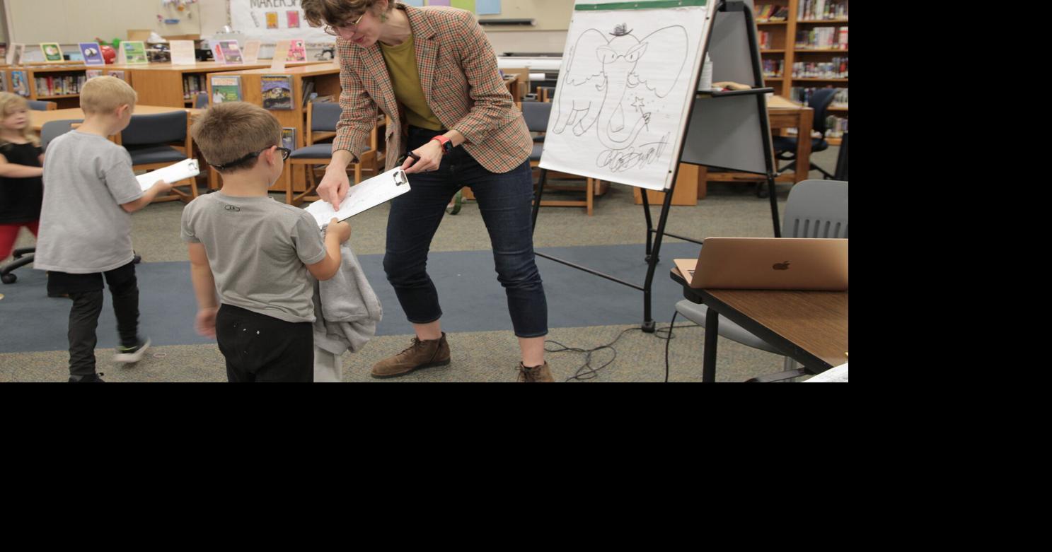 Freeman Schools hosts illustrator visit for elementary students