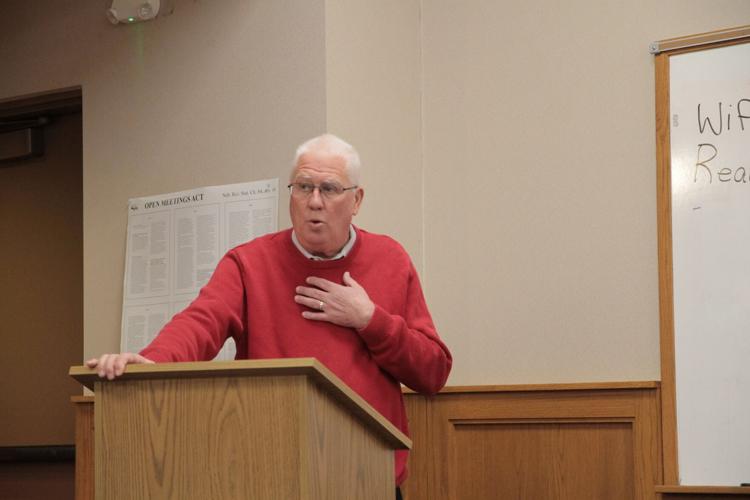 Community meeting Beatrice housing held at library