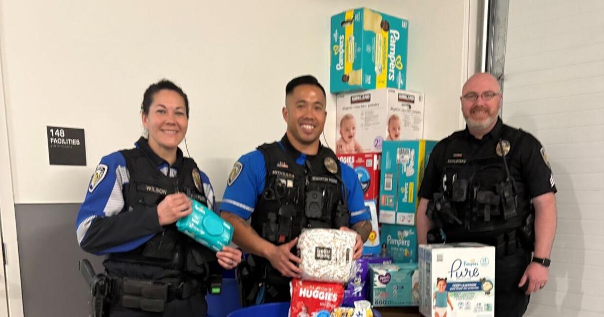 Local Police Department Organizes Donation Drive to Support Families in Need of Diapers Local Police Department Organizes Donation Drive to Support Families in Need of Diapers