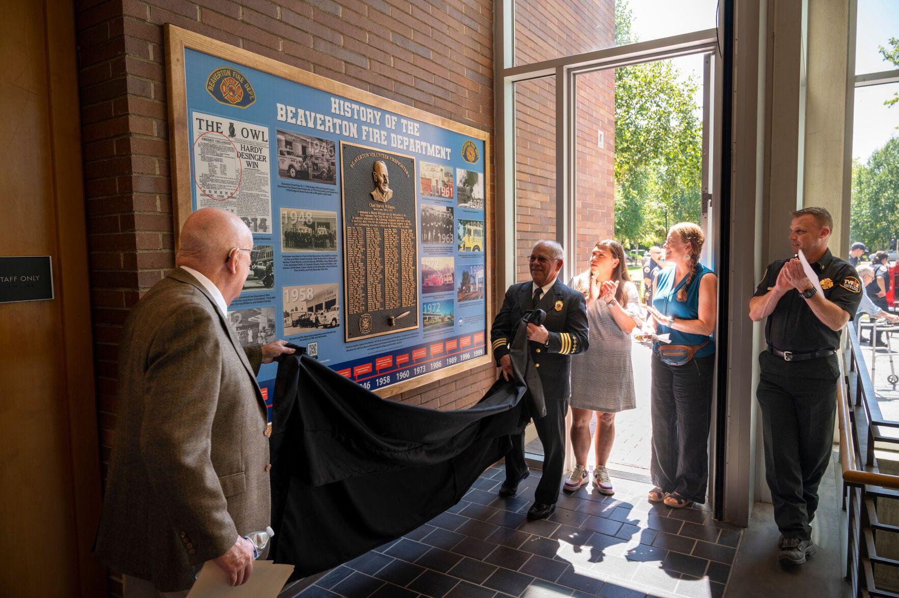 History of the Beaverton Fire Department display unveiled | Features