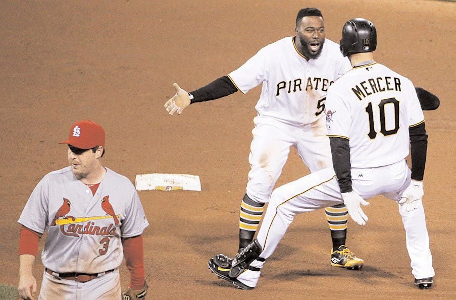 Mercer's walkoff hit lifts Pirates over Cards, Archives