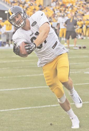 Emergence of Jesse James gives the Steelers options at tight end