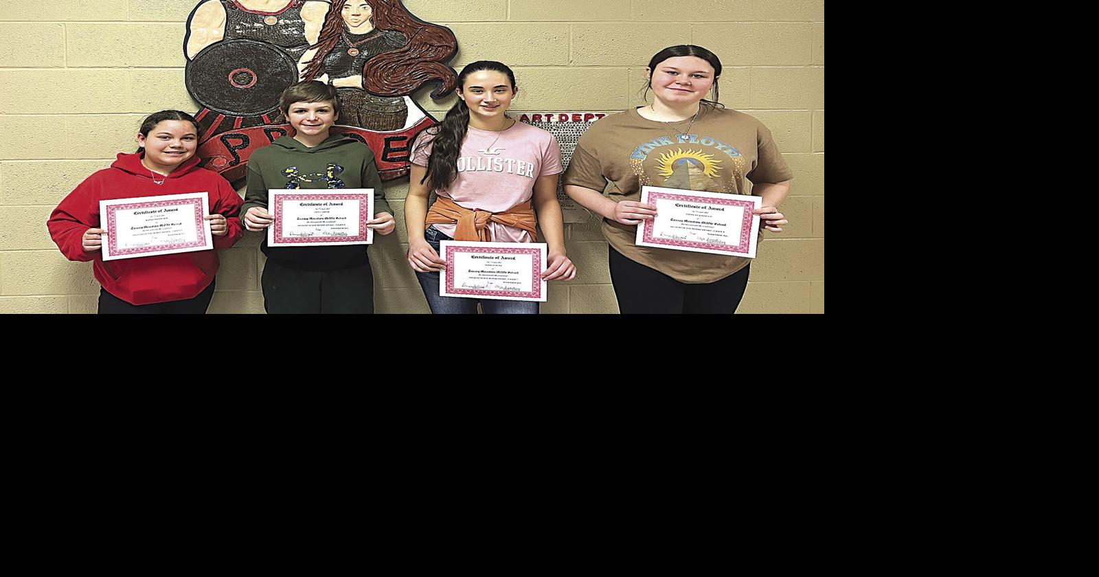 Tussey Mt. Middle School pupils honored | Local News | bedfordgazette.com