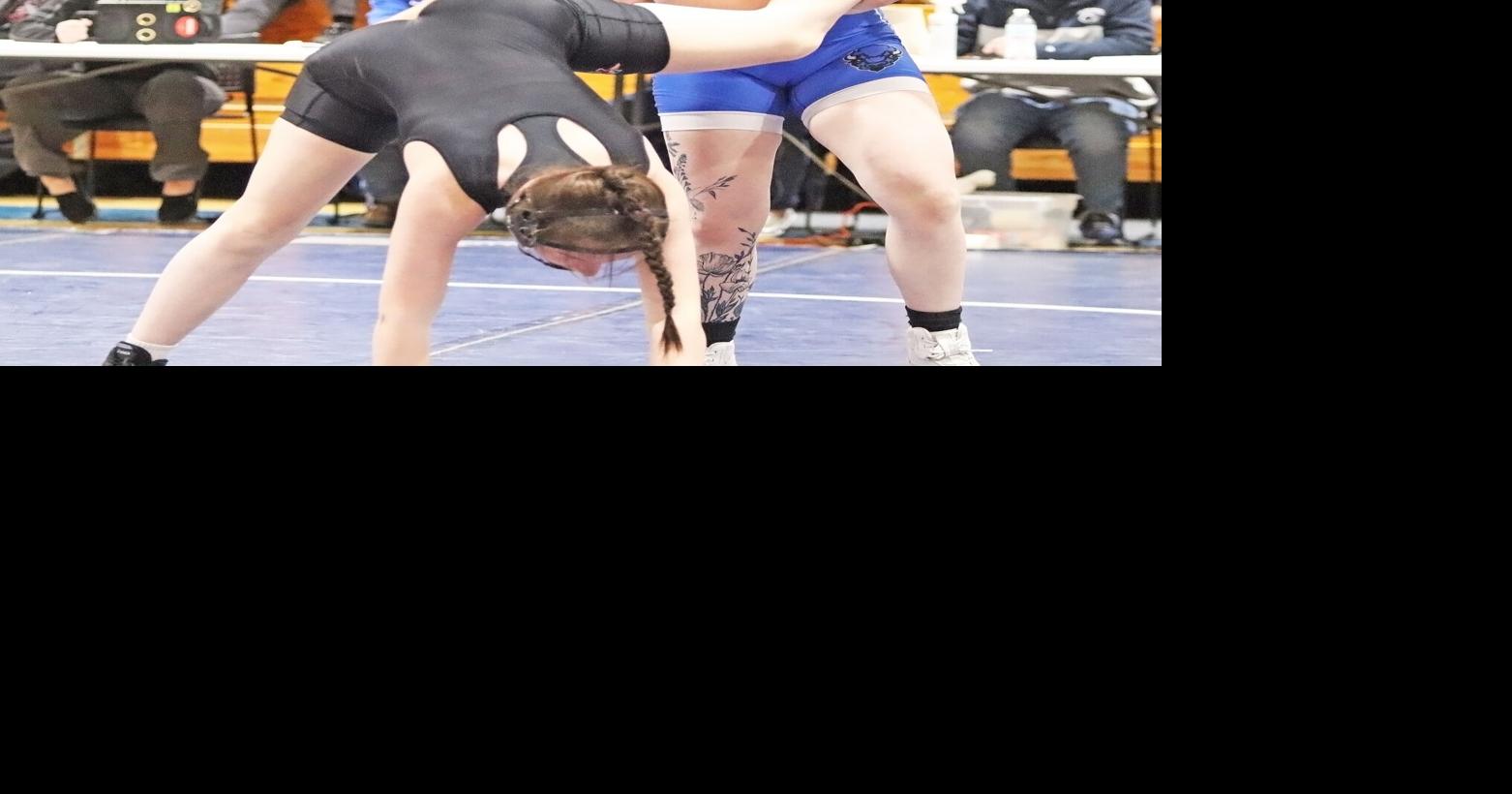 Lady Bison grapplers make history with dual match | Local ...