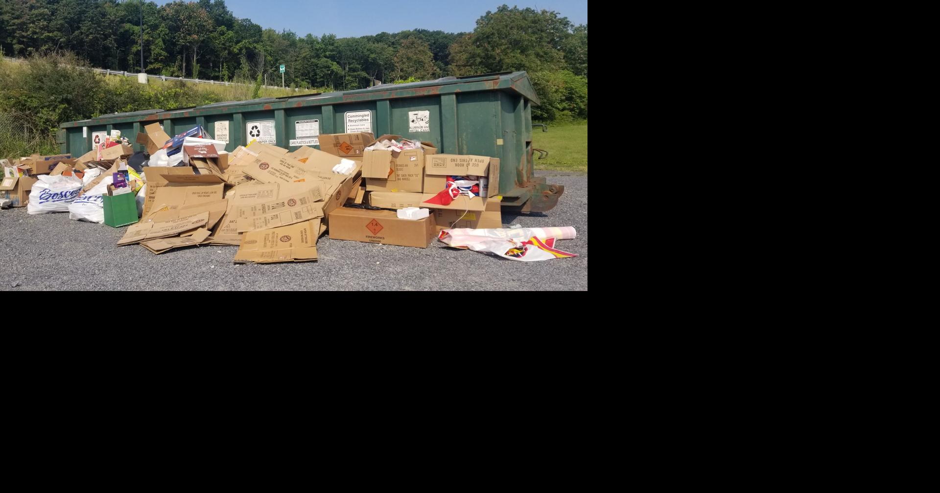 Bedford Township continues to deal with litter problem at recycling bin