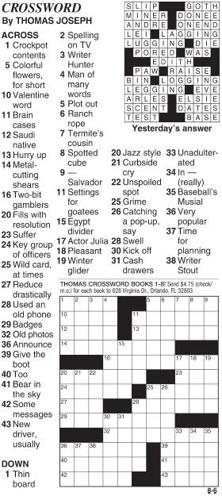 CROSSWORD Local News bedfordgazette com