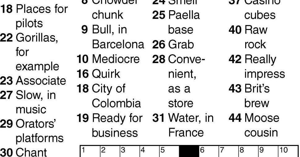 Crossword Crossword bedfordgazette com