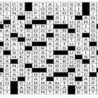 ANSWER TO SUNDAY CROSSWORD PUZZLE Local News