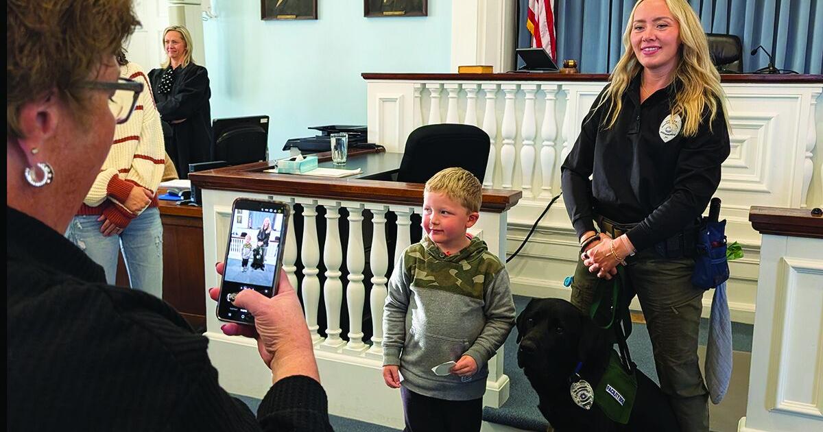 Paw patrol: Courthouse welcomes new dog By HEATHER KOONTZ Gazette Staff Writer Oct 24, 2026 3 mins ago