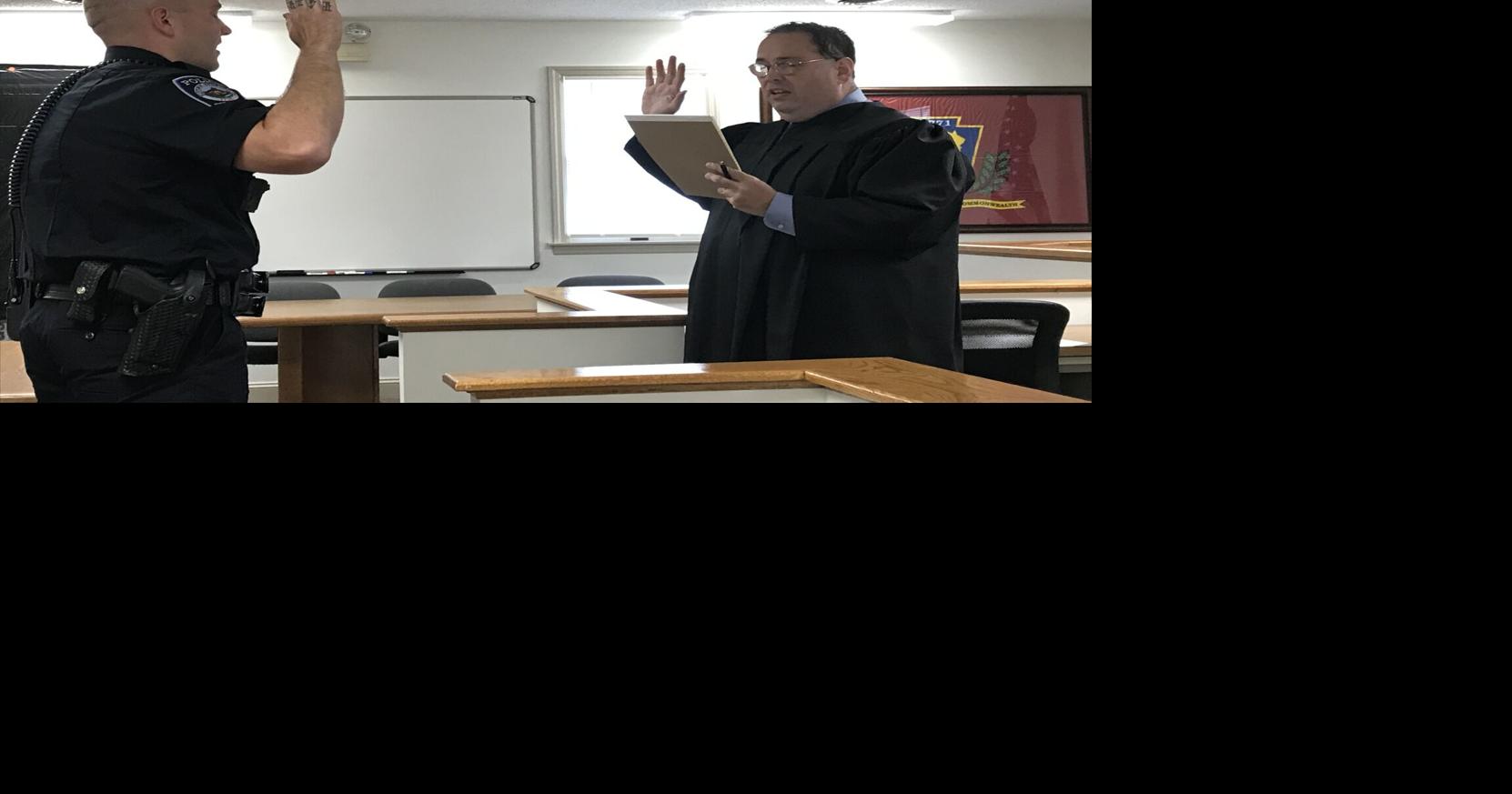 Police Officers sworn in | Local News | bedfordgazette.com