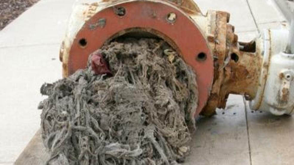 Flushable wipes causing headaches for sewer systems News