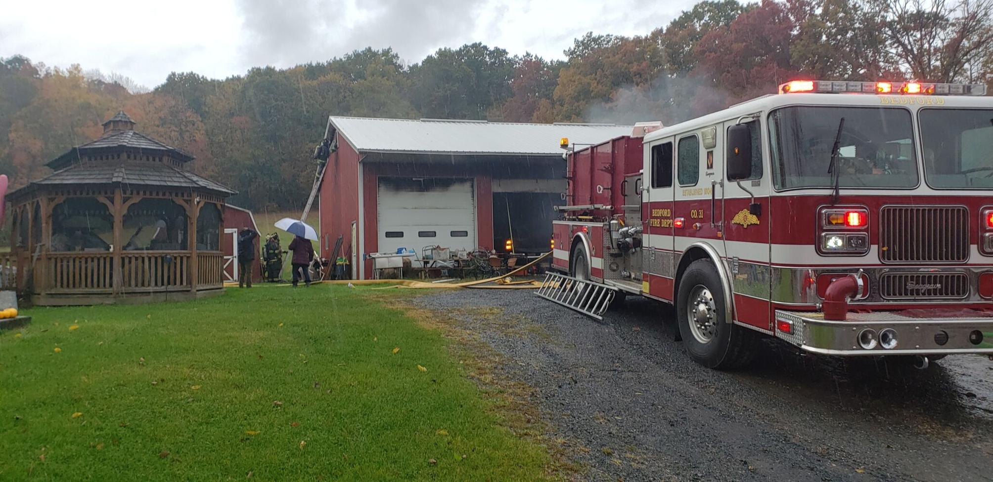 Bedford Township garage fire Local News