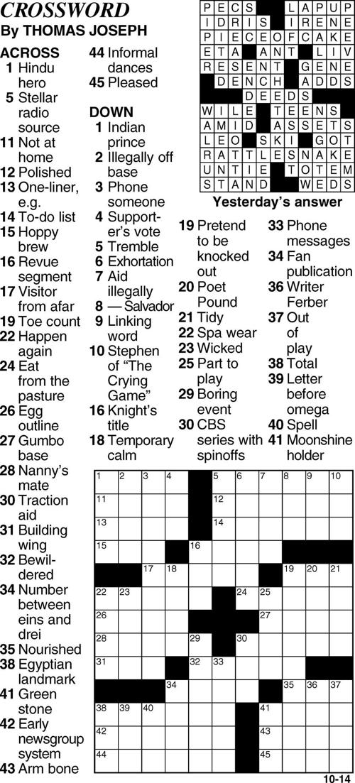 Crossword Crossword