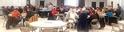 Trivia teams compete