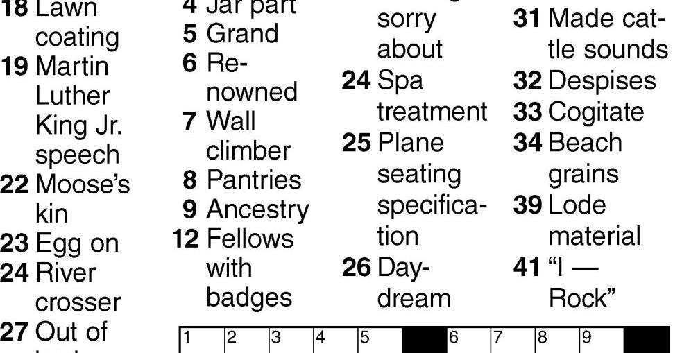 Crossword Crossword bedfordgazette com