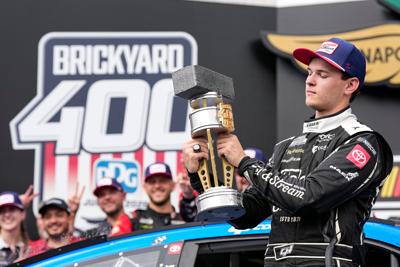 NASCAR's Corey Heim wins Brickyard 400 and a rare off week for auto racing's Big Three