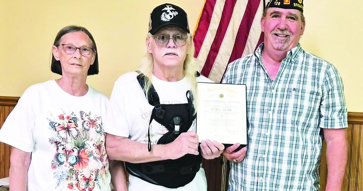 Saxton man receives Legion commendation