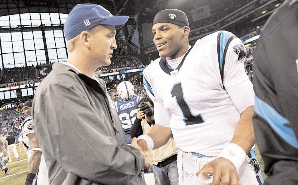 Focus on Broncos' Peyton Manning and Panthers' Cam Newton for 50th