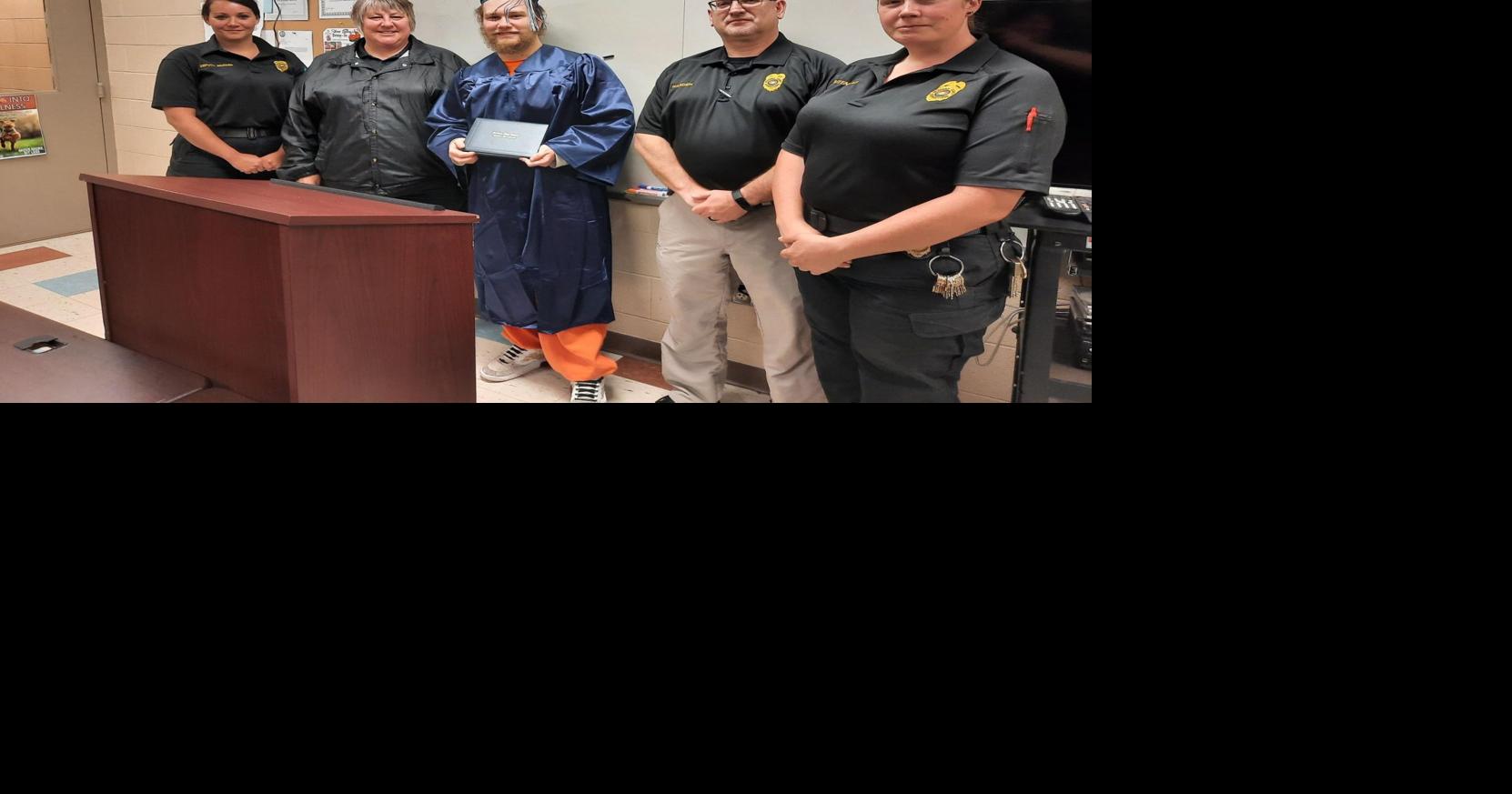 Jail inmate receives diploma News