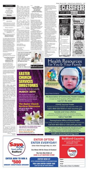 Page A15 | E-Edition | Bedfordgazette.com