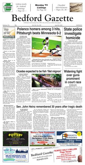 Page A1 | e-Edition | bedfordgazette.com - Vimarsana News