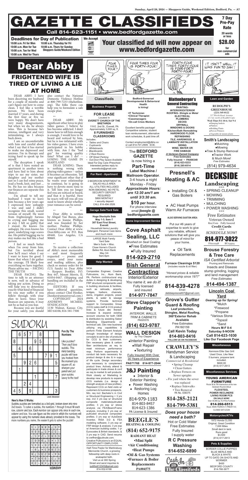 Page A7 Shoppers Guide