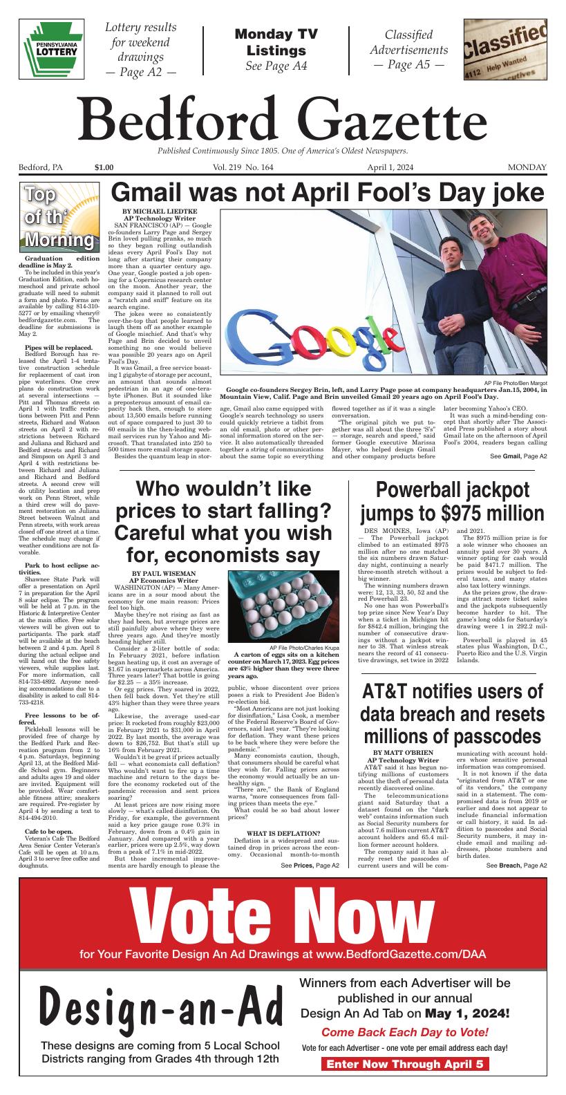 Page A1 eEdition