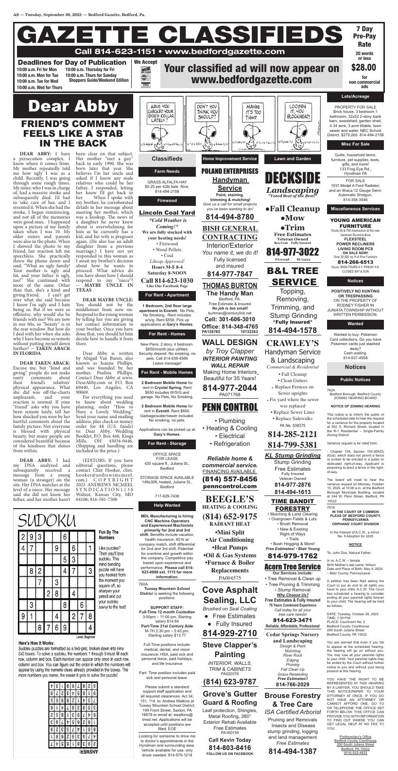 Page A8